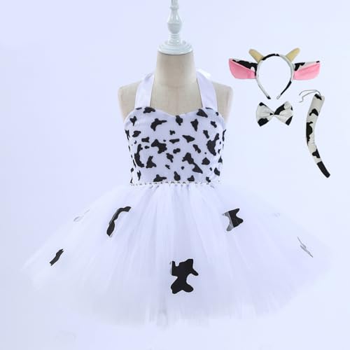 Girls Toddler Clothes Party Cartoon Dogs Cosplay Dress Accessory Outfit Set Girls Long Sleeve Holiday Dresses3