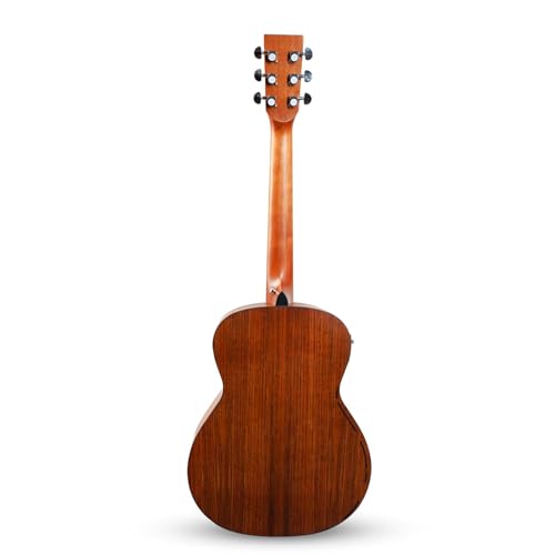 Image of Kadence Guitar A06-36 Acoustica Series, Electric Acoustic Guitar, Ash Wood with Pickup and Inbuilt tuner Travel Guitar Small Size for Kids and Adult (36 inch)