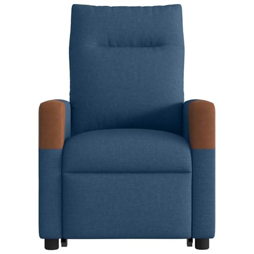 Tidyard Massagesessel mit Aufstehhilfe Blau Stoff, Armlehnensessel Relaxsessel TV-Sessel Fernsehsessel für Wohnzimmer Schlafzimmer3324020 – Bild 5