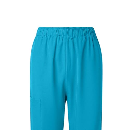 Image of Women's Medica Scrub Pants Pull On Workwear Cargo Pocket Elastic Waist Hospital Uniform Trousers