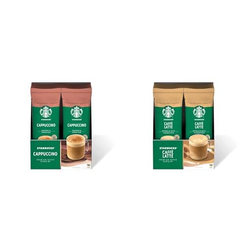 Starbucks Cappuccino Premium Kahve Karışımı 14 Gr X 10 Adet+Starbucks Caffe Latte Premium Kahve Karışımı 14 Gr X 10 Adet