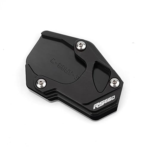 アプリリア RS660 2021-2023 オートバイアルミキックスタンド足サイドスタンド引伸(Black)