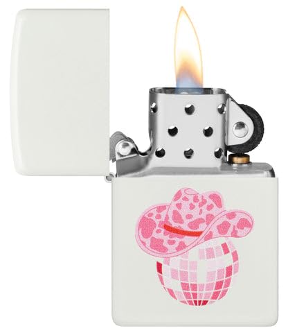 Encendedor Zippo personalizado Grabado Honky Tonk Blanco Mate miniatura 6
