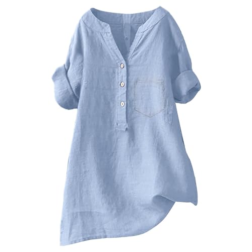 Nuoke Oferta, Ofertas Flash, Ofertas Flash del Dia Premium Hoy Mujer, Productos elegibles, Pedidos, Ofertas Hoy, Chollos Ultima Hora Ofertas Flash, Tops de Lino para Mujeres, Compra Online