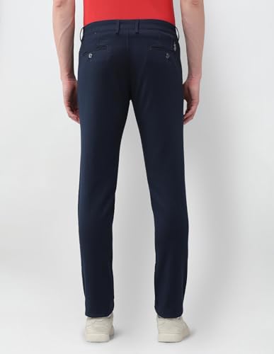 Image of U.S.Polo Association Men's Denver Slim Fit Textured Trousers