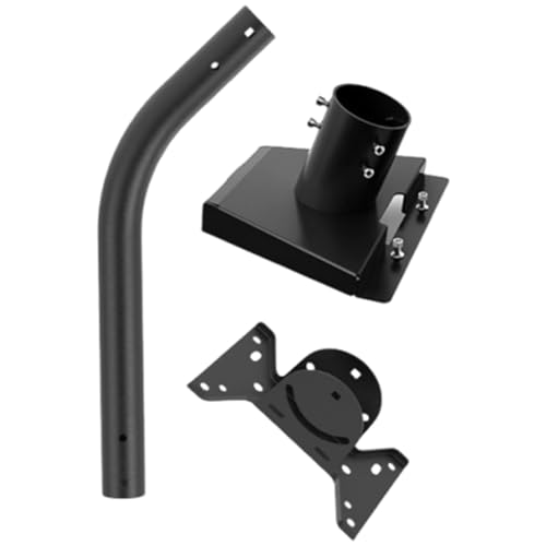 Support d'antenne satellite 360 degrés ajustable en métal robuste pour mur et plafond