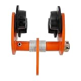 Manueller Trägerwagen Max. Belastbarkeit 2T Schiebewagen 19.7 * 25cm (L*H) Rollwagen stabiles rollendes Industriewerkzeug