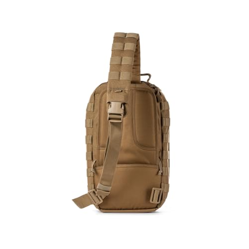 Image of 5.11 Tactical RUSH MOAB 8 Sling Pack 13L - Ambidextrous CCW Ready EDC Messenger Bag - Durable 1050D Nylon, Kangaroo, Style 56810ABR