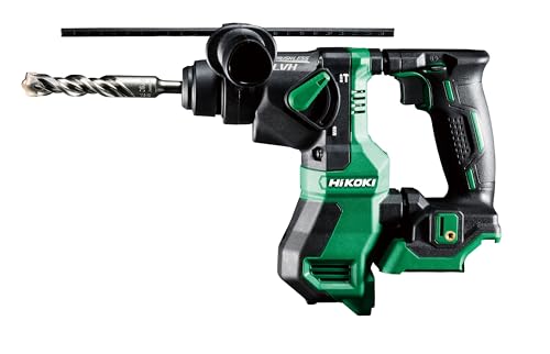 Potente Martello Perforatore a Batteria: Con 18V e un’energia di impatto di 1,3 Joule, il HiKOKI DH18DPA offre una perforazione potente in calcestruzzo, legno e acciaio. Ideale per applicazioni impegnative