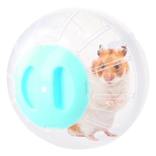 Boule Hamster 14,5cm, Balle d'exercice pour Hamster, Transparent Roues D'exercices pour Petits Animaux, Ballon de Course pour Hamster, Gerbille, Cochon d'Inde,...