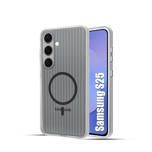 Image of AIBEX Protective Back Case Cover Compatible for Samsung S25| Camera & Body Protection| Shockproof,Scratch Resistant| Mag-Saf Wireless Charging Support - Black