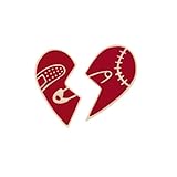 2Pcs Set Broken Heart Enamel Metal Pins Love Puzzle Jackets Backpack Lapel Pidge Gifts For Women Men Couple Fashion Jewelry