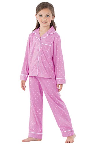 PajamaGram Pajamas for Kids - Kids Long Sleeve Button Down Pajamas with Pants2