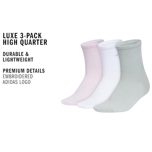 Image of adidas Luxe High Quarter Fashion Sock 3-Pairs