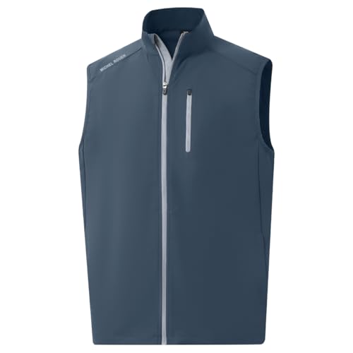 Rouen Mens Vests Outerwear Performance Lightweight Sleeveless Jacket Windproof Softshell Vests Sports Golf Vest for Men
