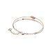 SWAROVSKI Bangle Bracelet, Delicate Clear Crystals on a Rose-Gold Tone Finish Setting, Part of The Ginger Collection