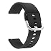 EWENYS Bracelet de sport en silicone souple pour smartwatch, compatible avec Samsung Galaxy Watch 3 45mm / Huawei Watch GT3 GT2 46mm / Amazfit GTR3 GTR2 (22mm, noir)