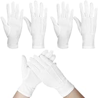 MYZWEL 2 Pares de Guantes Blancos Nazareno para Hombre Talla XL,
