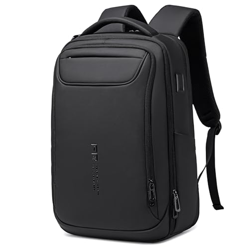 FENRUIEN Sac à dos extensible pour ordinateur portable 15,6 pouces 1800D pour homme avec port de charge, sac d'ordinateur durable, antivol high-tech,...
