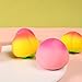 Big Peach Squishy , Squeezy Peach , Sunny Days Squeezy Peach , Cute Fruit Squishys Stress Relief Gift TPR Material for Office Study Stress Relief Hand Therapy