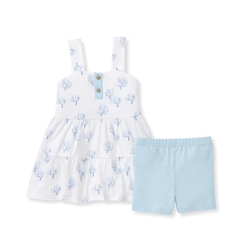Burt's Bees Baby baby-girls Top and Pant Set, Sleeveless Tunic and Leggings Bundle, 100% Organic Cotton2