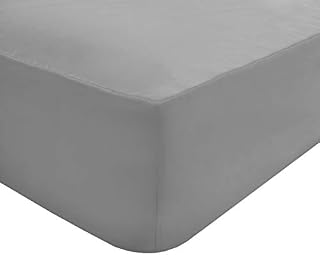Sleepdown 100% Egyptian Cotton 200 Thread Count Flat Sheet Super Soft Cosy Luxury Bedding Bedsheet Bed Linen - Double - White