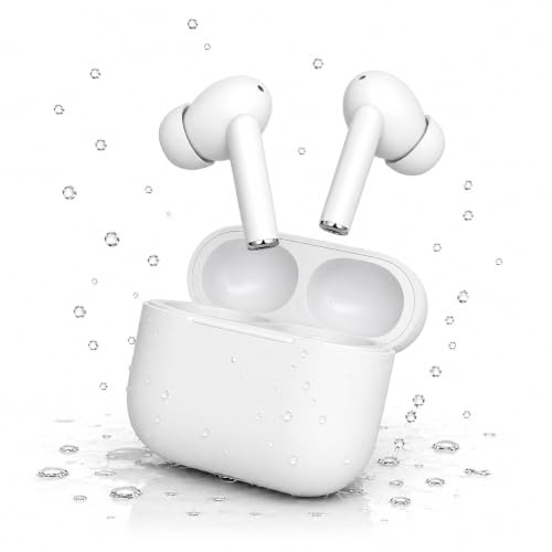 Image of Wireless Bluetooth Earbuds with Fast Pairing, ANC Mic, Hi-Fi Stereo Sound, Touch Control, Type-C Charging Case, IPX5, TWS Earphones for Calling, &Gaming Music (Whete)
