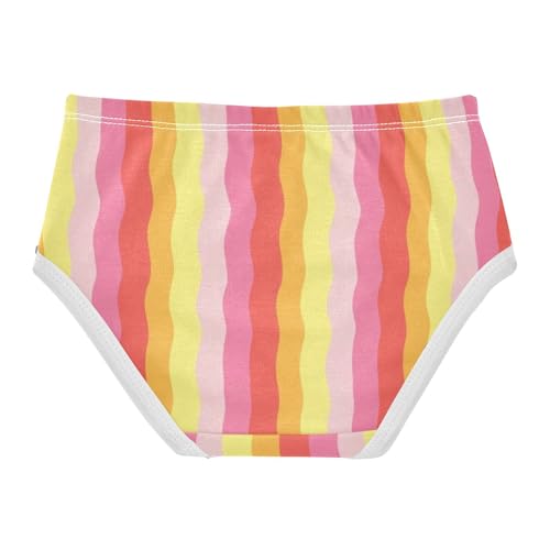 Colorful Checkered Red Yellow Little Girl Panties Toddler Girls Underwear Cotton Fancy Briefs Girls Undies 2t2