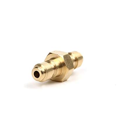 IORMAN Original Double Male Quick-Disconnect Coupling Adaptor Copper Air Fill Station Tool Fittings for PCP Airsoft Air Gun Foster Paintball Cover
