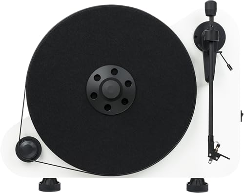 Pro-Ject VTE Bluetooth Tourne-Disque à positionnement Verticale, Droite, Blanc