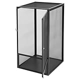 Terrarium,Reptile Cage, Chameleon Enclosure, Reptile Enclosure- 17.72" L×17.72" W×31.50" H,Snake Cage with Escape-Proof Lock, for Lizards/Snakes/Spiders, Portable Habitat for Indoor/Outdoor Use