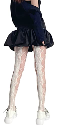 Image of Sahabowi Women Tights, Sheer High Waist Pantyhose, Vintage Control Top Stockings, Siwa7