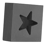 AUTSUPPL Stampo Grafite Forma a Pentagono per Fusione Metalli Antiaderente e Facile da Pulire Adatto per Modello per Fusione Piccolo Volume 1pcs immagine