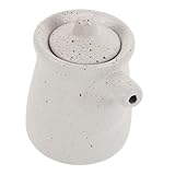 Élégant et pratique : son design unique ajoute une touche à votre table à manger tout en offrant une solution pratique pour le stockage et la distribution des condiments, bouteille d'assaisonnement en céramique, pot à condiments en porcelaine rouge