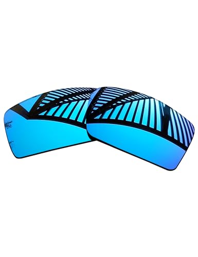 Image of 4 Pairs Replacement Lenses for Oakley Gibston OO9449 Sunglasses - Solid Black+Titanium+Ice Blue+Fire Red