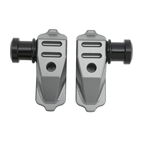 Ejoyous Blocs d'essieu Arrière de Moto Bloc de Réglage de Chaîne en Alliage d'aluminium 2 Pièces Protection du Bras Oscillant Arrière Alignement Précis de la Chaîne pour la Conduite de Rue pour
