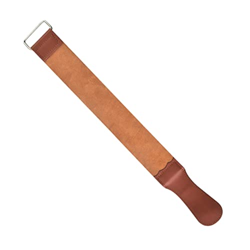 Practical Double Sided Razor Strop for Straight Razor Sharpening Barber Accessories for Smooth Shaving Father Day