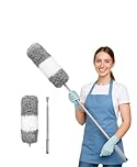 ArobiaSB 2025 Upgraded Microfiber Feather Duster for Cleaning Extendable 110 Inches Long for High Ceilings Home Furniture Car Telescopic Pole Feather Dusters Telescopic Duster Extendable