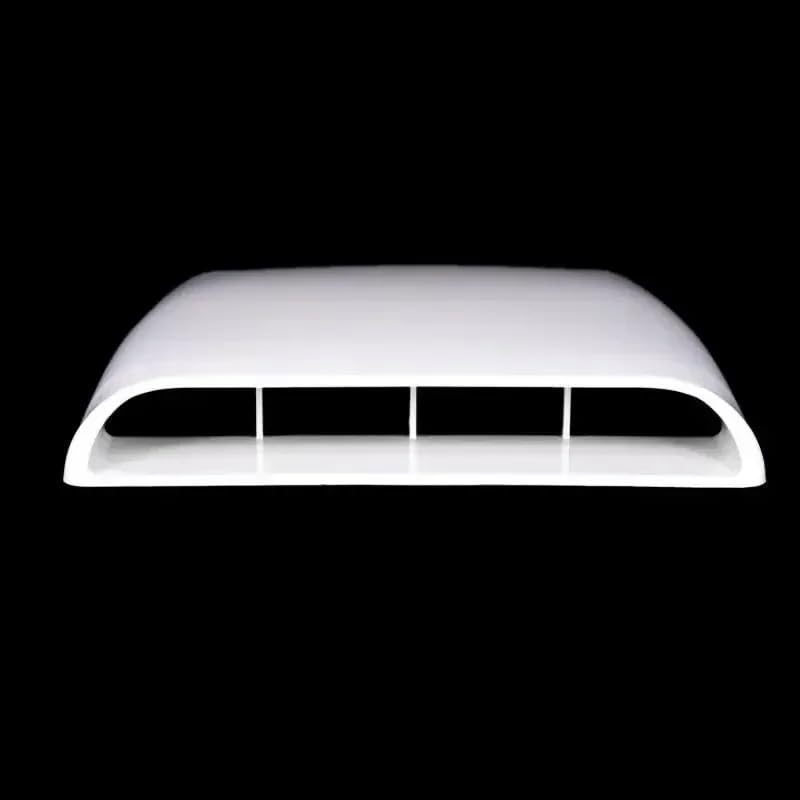 Couvercle ventilation universel blanc en ABS pour capot voiture