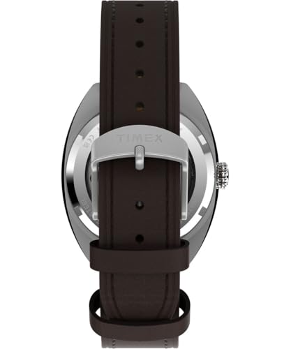 Image of TIMEX Tonneau 37mm Silver-Tone Dial Mechanical Automatic Men Watch - TW2Y65200IK
