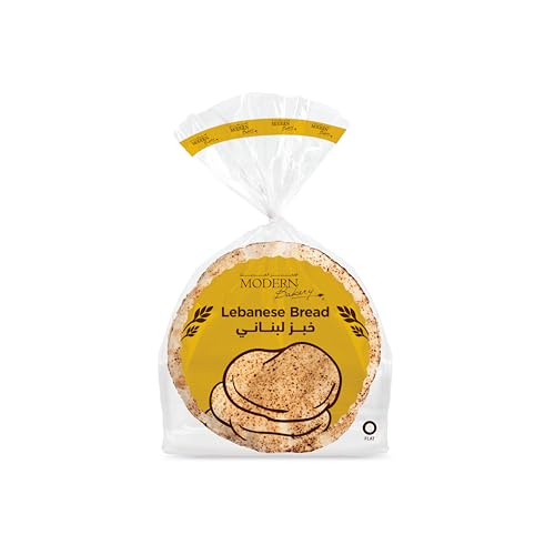 Flat Arabic Bread White Pack of 6 Big 600g