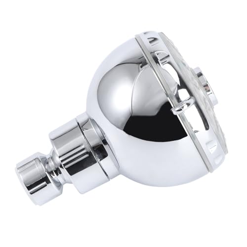 Tofficu Cabezal De Ducha Led Ajustable Colores Control De Temperatura Alta Presión Abs Cromado