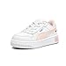 PUMA Kids Girls Carina Street Lace Up Sneakers Shoes - Pink, White - Size 4 M