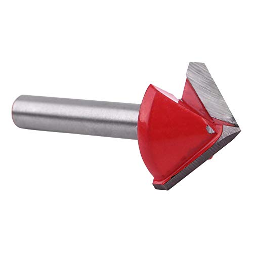 1 pieza 3D de acero de tungsteno para trabajar la madera CNC, fresa afilada, ranura en V, fresa de 60/90/120/150 grados, eje de 6 mm, embalaje múltiple, socialme EU (6 x 22 mm x 90°)