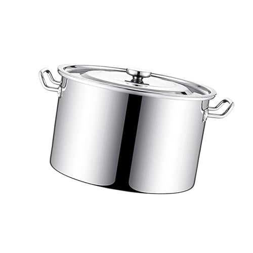 Marmite à soupe avec couvercle grand volume ensemble de marmites inox