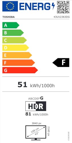 Led-tv 43 inch TOSHIBA 43UV2363DG - Afbeelding 6