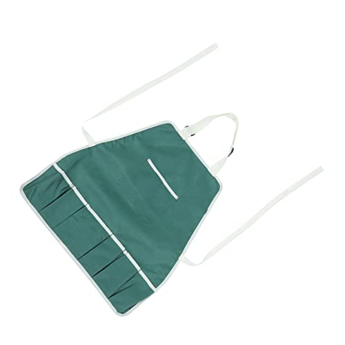 Cabilock Garden Tool Apron for Boys and Girls Canvas Material Strong Multi-pocket Boys and Girls Apron Set