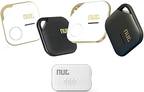 Nutale Key Finder, NutPro 4Pack + Mini 1Pack, Bluetooth Tracker Item Locator with Key Chain for Keys Pet Wallets or Backpacks and Tablets (5Pack)