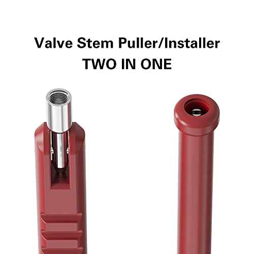 CKAuto Tire Valve Stem Puller/Installer with Tire Valve Core Tool, No Scratch High Tensile Strength Red Plastic Tire Valve Tool by CKAuto - Used condition - Image 2