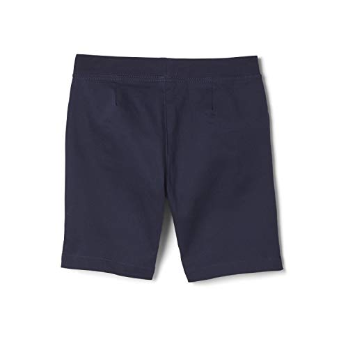 Image of French Toast Girls' Pull-On Bow Front Shorts | Woven twill shorts with knit waistband; Bermuda length; School uniform shorts; Offered in standard and plus sizes
